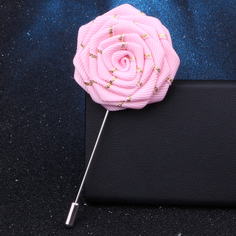 EFAN Trâm Cài Áo Nhiều Lớp Hình Hoa Hồng Nhỏ Bằng Vải RiPinon Camellia Phong Cách Hàn Quốc Mới Cho Nam