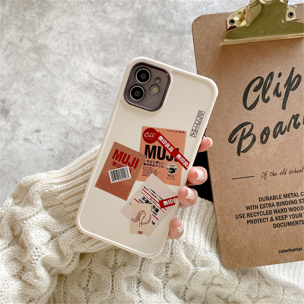 Ốp điện thoại bằng silicon mềm in hình nhãn dán cho iPhone 12pro max 12mini 11Pro Max XS Max XR SE 2020 7 8 Plus | BigBuy360 - bigbuy360.vn
