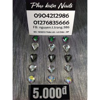 Phụ kiện nails - đá hình (5k/ viên)