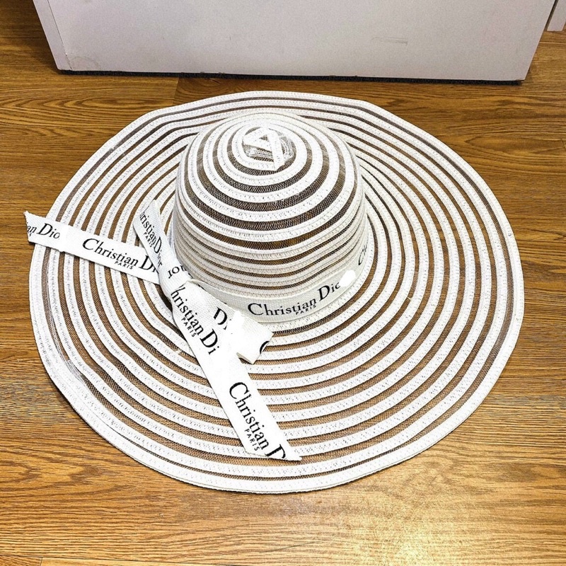Mũ lưới gắn ruy băng chữ vành 48cm siêu xinh ( SH18)