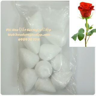 Xốp làm hoa hồng lớn,trung (10 cục)