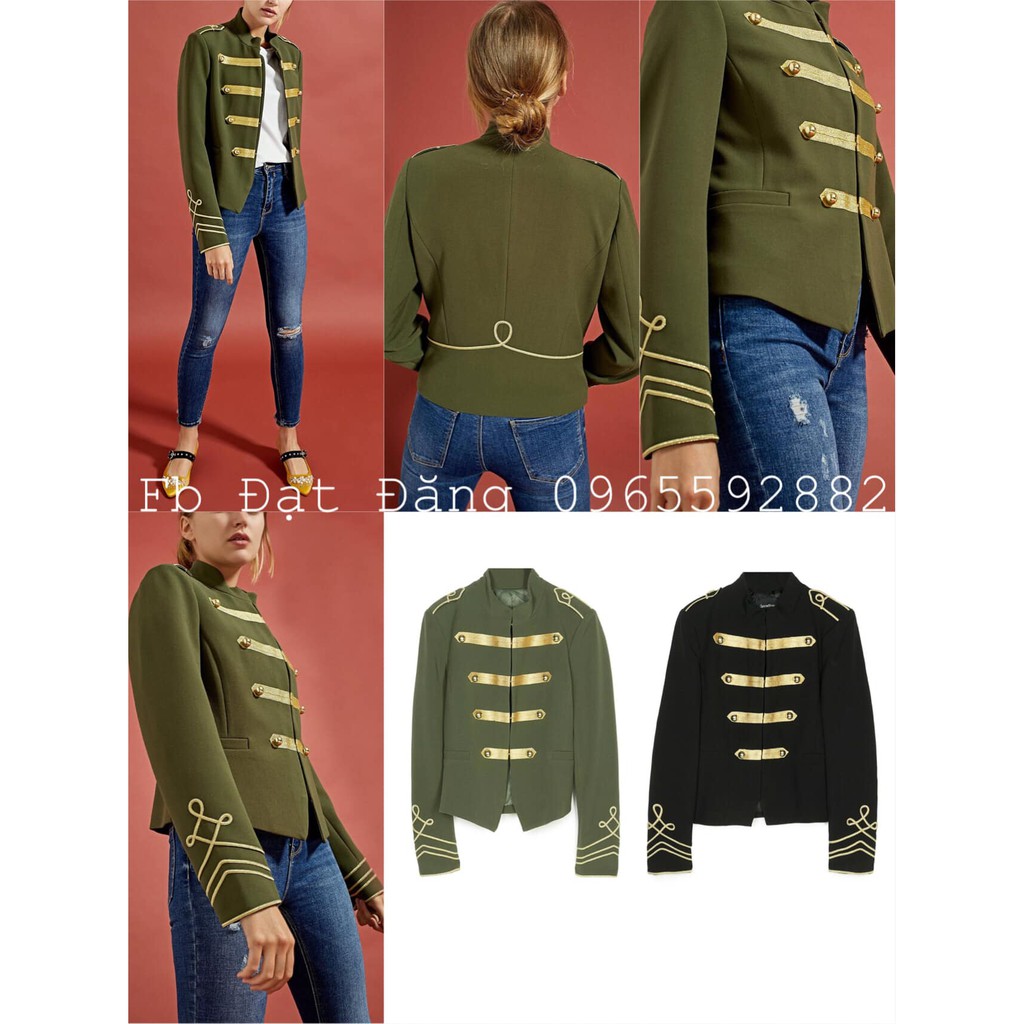 Áo khoác military Stradivarius size S nhỏ nhất