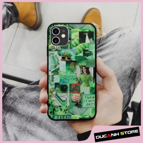 Ốp Lưng SAMSUNG hình green lady gucci  collage art kinetic art viền vuông  cho các dòng iPhone PAP20210983