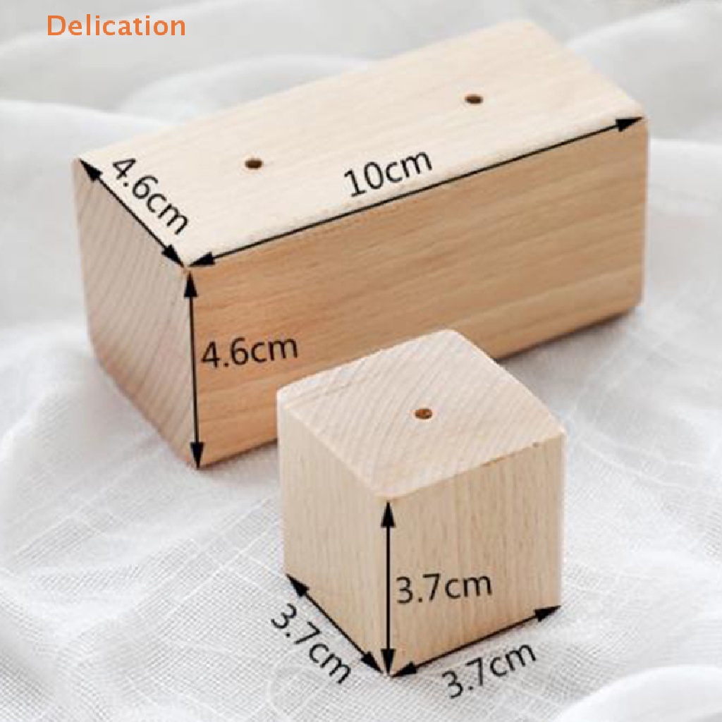 Giá Đỡ Bánh Kem / Kẹo Ngọt Bằng Gỗ Hình Bông Hoa Độc Đáo Tiện Dụng