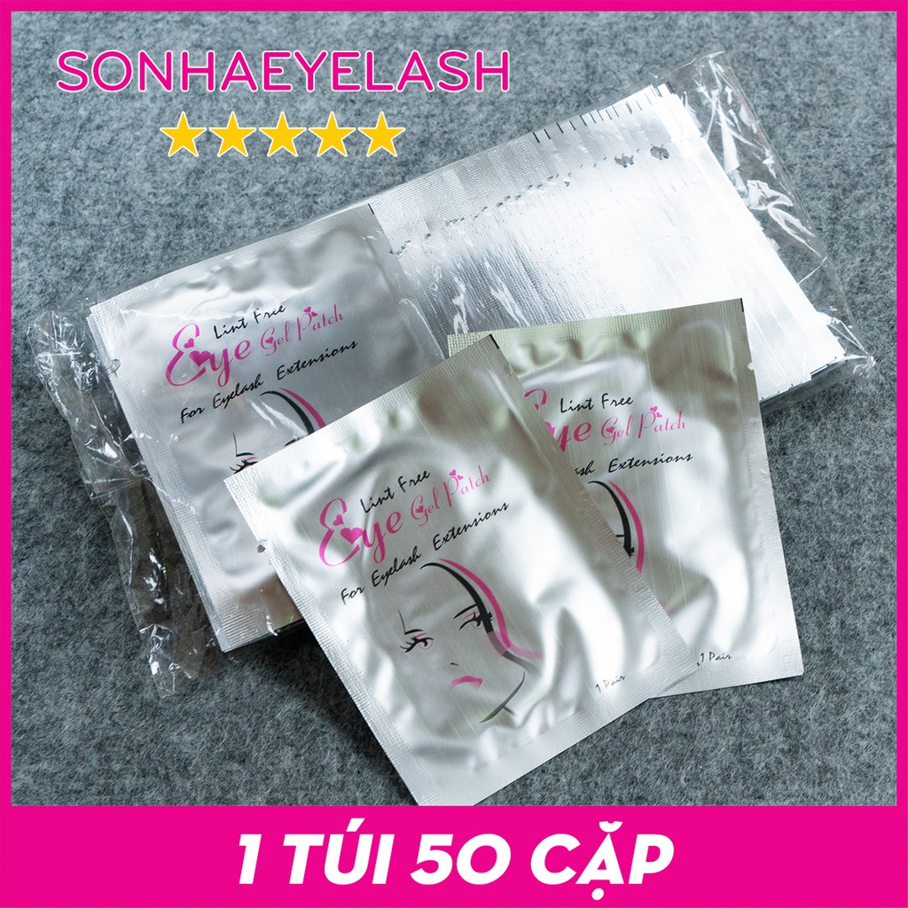 Gel pad mi, gelpad dán mi dưới, 1 bịch 50 cặp