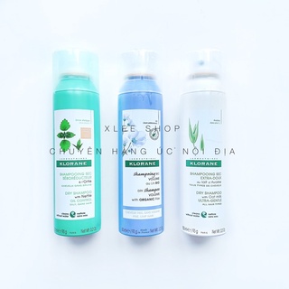 Dầu gội khô Klorane Dry Shampoo cho toc dầu, tóc mỏng và mọi loại tóc