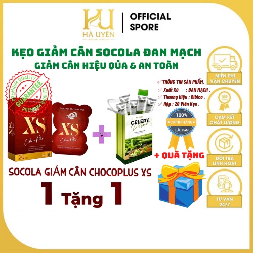 Giảm Cân Hiệu Qủa, Kẹo Giảm Cân SOCOLA ĐAN MẠCH,  Hộp/40viên [ Sản Phẩm An - Toàn / Chính - Hãng ]