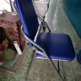Ghế xếp inox lưng cao