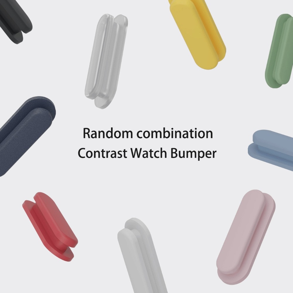 Vỏ Silicone Mềm Nhám Chống Sốc Cho Apple Watch 7 6 5 3 SE 44mm 40mm 41mm 45mm