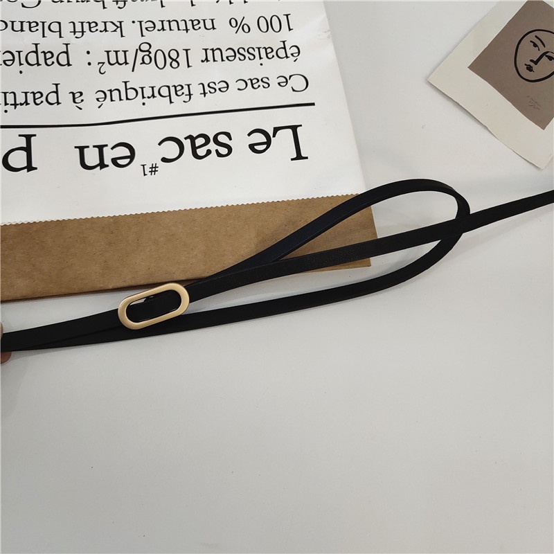 Thắt lưng da PU bản rộng thắt dây phong cách cổ điển thời trang cho nữ