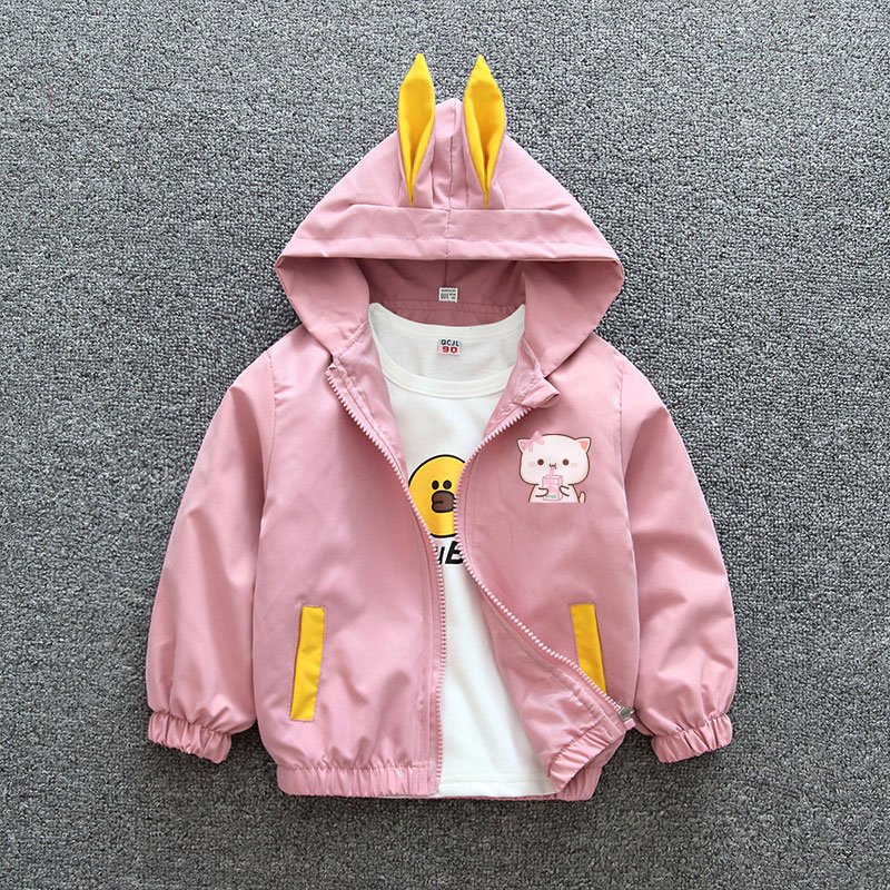 ÁO KHOÁC BÉ GÁI SIÊU HOT áo khoác lót bông 2 lớp in hình MÈO HELLO KITTY - SIZE TỪ 7-32 00