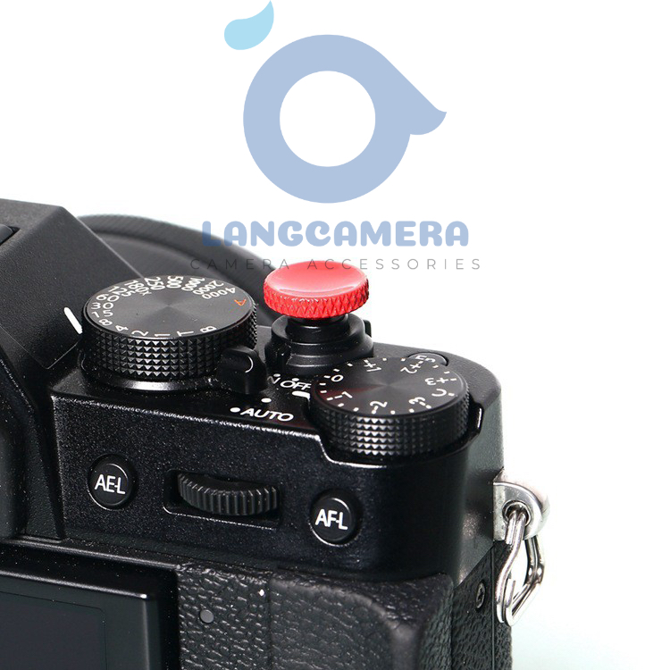 Nút Shutter Vặn Ren Máy Ảnh Phim, Fujifilm, Leica - Kim Loại Viền Khắc
