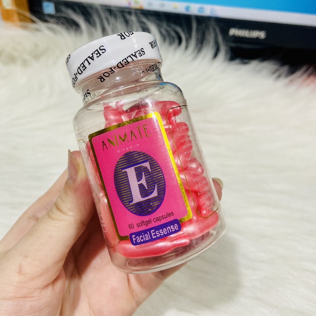 Viên kích dưỡng trắng da Vitamin E thái lan