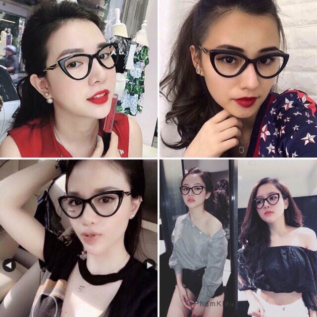 GỌNG KÍNH MẮT MÈO NỮ THỜI TRANG  ( NHẬN CẮT MẮT CẬN VIỄN LOẠN )