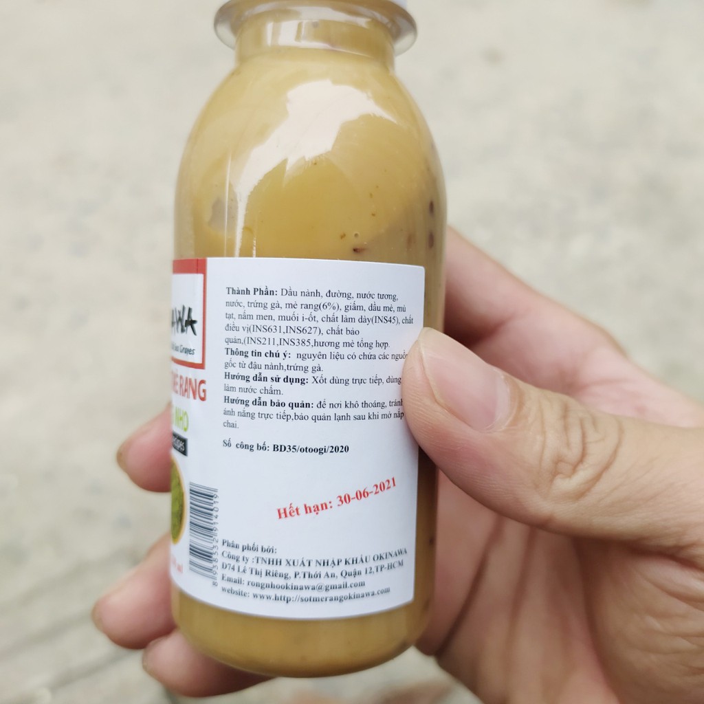 Chai Sốt Mè Rang Okinawa Đậm Đặc Cực Ngon (1 chai 130ml) | BigBuy360 - bigbuy360.vn