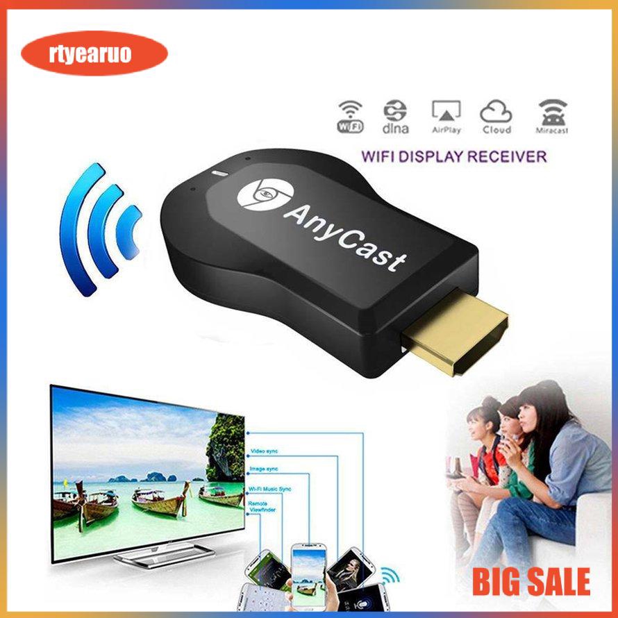 Đầu thu tín hiệu hiển thị qua WiFi không dây 1080P HD HDMI TV Anycast M2 Plus