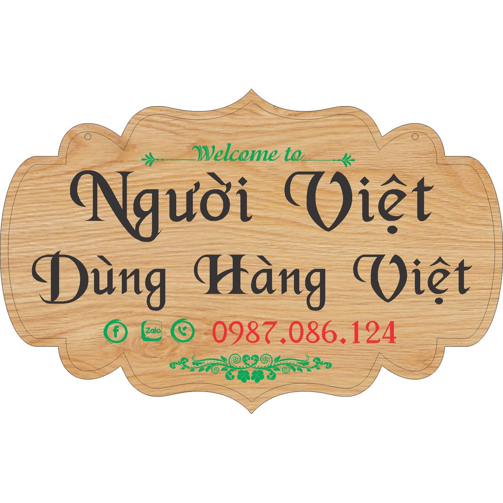 Bảng hiệu tên shop