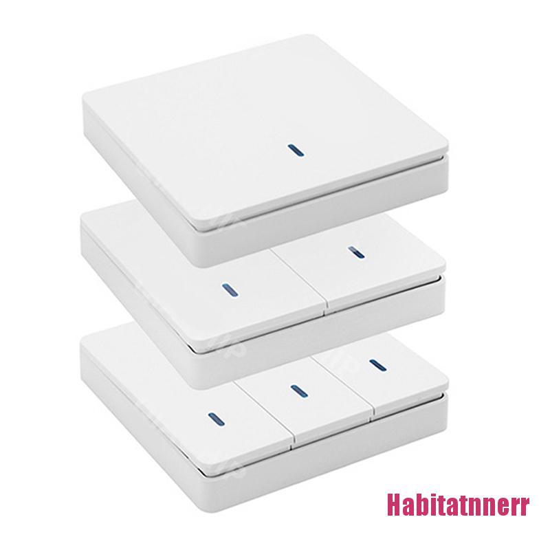 Hab❤Công Tắc Điều Khiển Từ Xa Không Dây 433MHz RF 86 Loại Gắn Tường