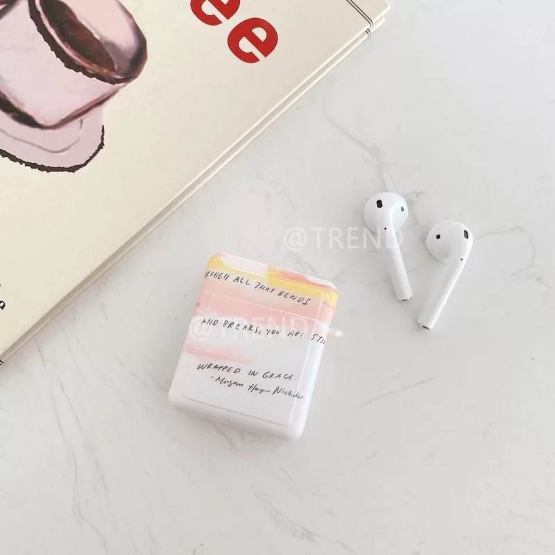 Abstract Marble Earphone Case For AirPods 2 Pro Cases Headphone Protective Cover AirPods 1 2 Colorful Soft Silicone Case