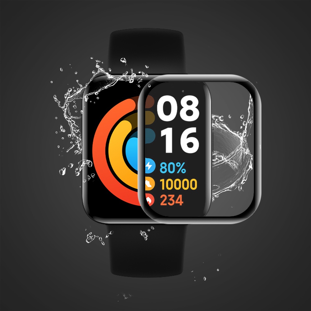 Kính Cường Lực 3D Viền Cong Chuyên Dụng Cho Đồng Hồ Thông Minh Xiaomi redmi Watch 2 POCO