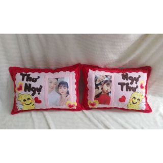 Cặp gối nằm handmade in ảnh