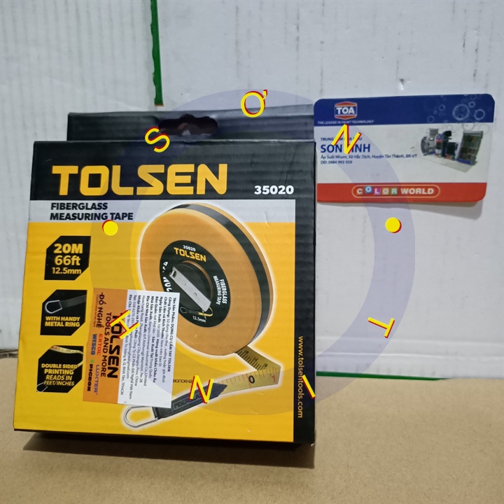 Thước cuộn 20M Tolsen 35020