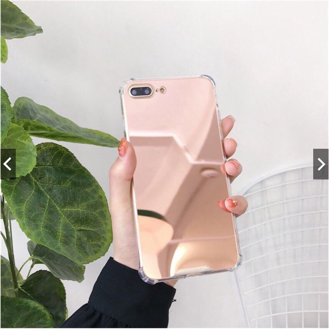 Ốp Iphone Mặt Gương Viền Silicon - Chống Sốc Va Đập ( Ốp Cứng ) | BigBuy360 - bigbuy360.vn