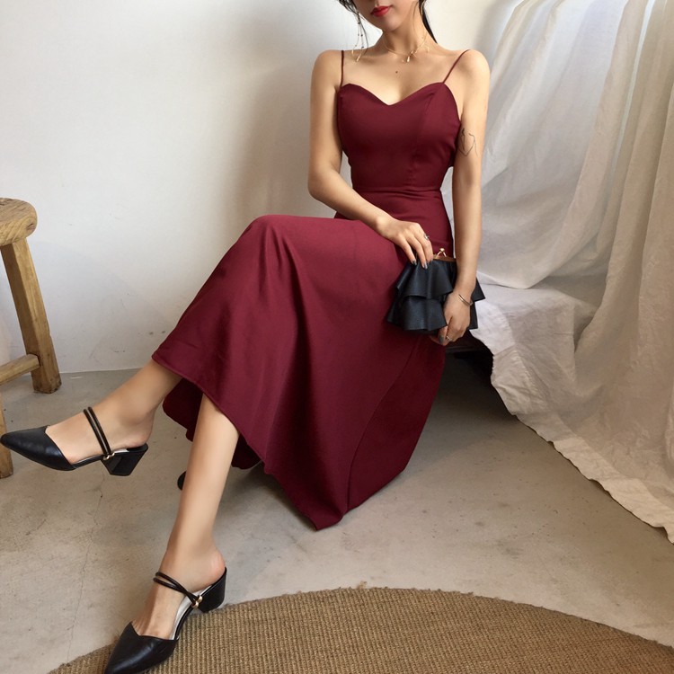 Váy hở lưng đan dây sexy | BigBuy360 - bigbuy360.vn