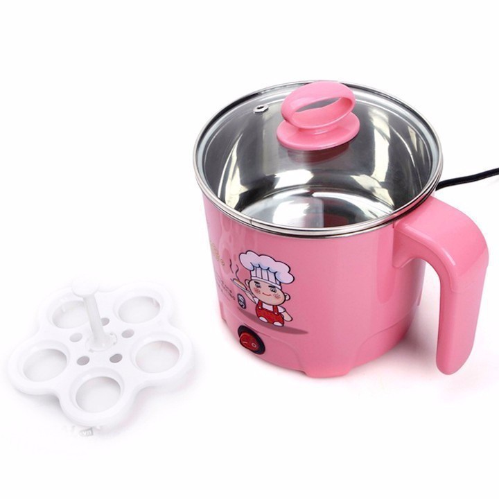 Ca nấu mỳ siêu tốc 16cm 💝 tiện lợi, nồi lẩu mini siêu tốc