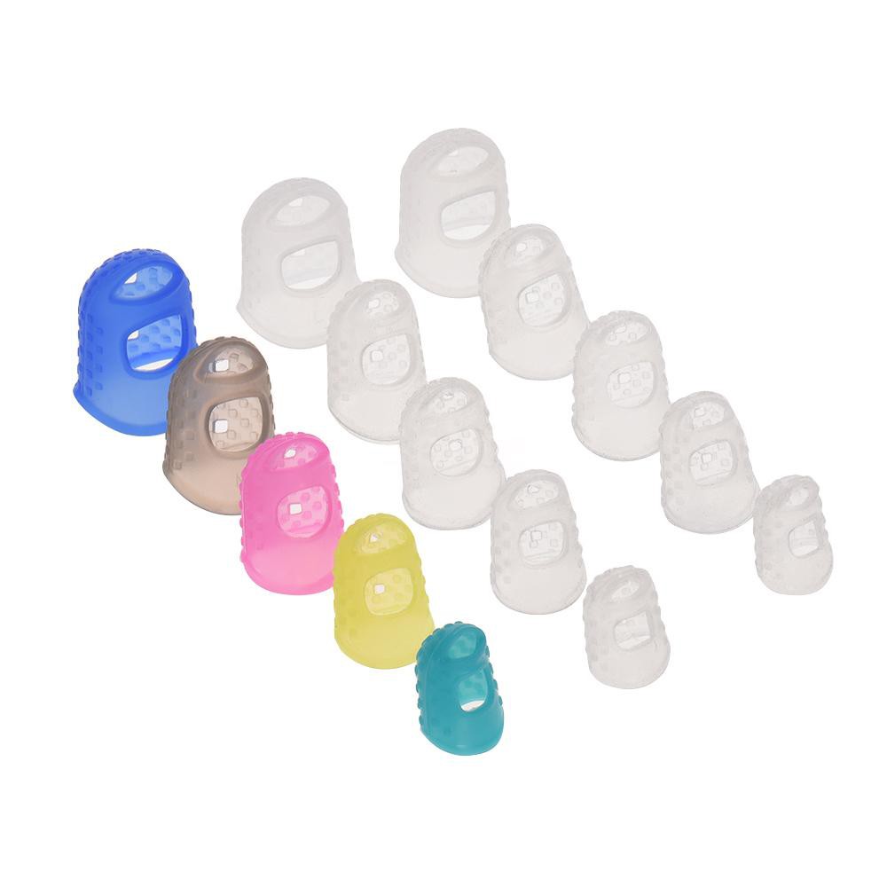 Set 15 Phụ Kiện Bảo Vệ Ngón Tay Bằng Silicone + 10 Miếng Bảo Vệ Ngón Tay Khi Chơi Đàn Guitar