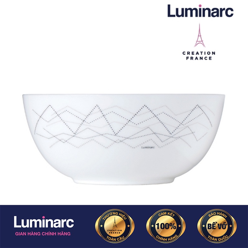 Bộ 6 Tô Thuỷ Tinh Luminarc Diwali Marble 18cm- LUDIP3756