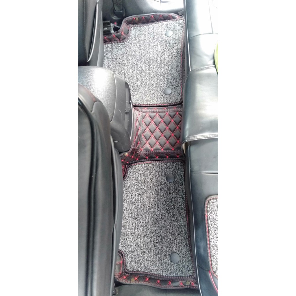 Thảm lót sàn ô tô 6D Kia Sorento  chống nước, không mùi, phủ kín 90% sàn xe