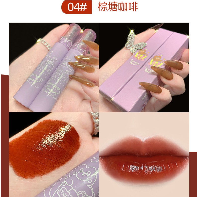 Son kem lì Maffick Gấu Ôm Cốc Vỏ Tím Sena Beauty | BigBuy360 - bigbuy360.vn