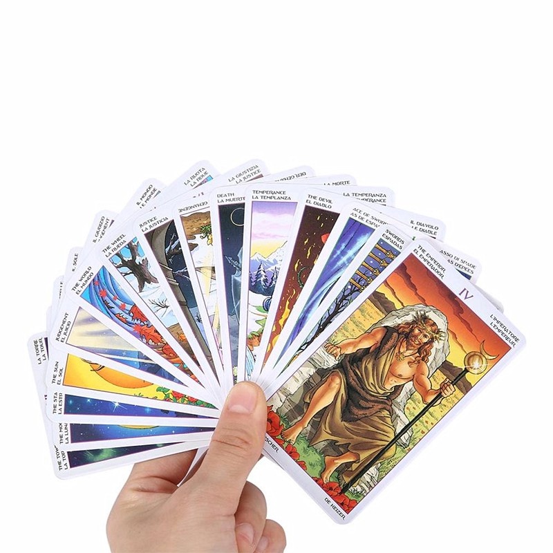 Wheel Of The Year Tarot Read Fate Tarot Card Game For Personal Use Board Game A 78-card Deck