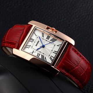 Đồng hồ Nữ Skmei dây da 056 - Đỏ
