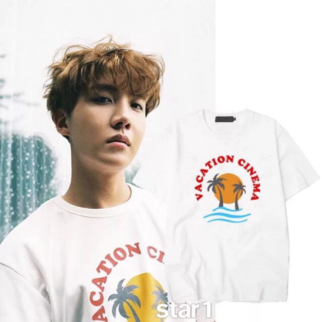 (Tặng ảnh BTS)Áo BTS J-Hope Vacation