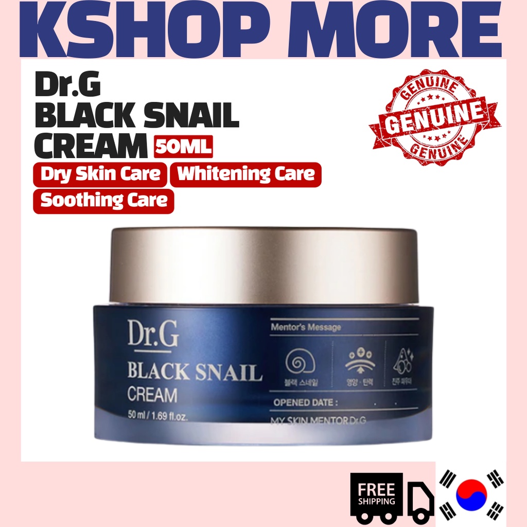 Kem Ốc Sên Đen Dr.G 50ml Dưỡng Ẩm Chăm Sóc Da Tốt Nhất