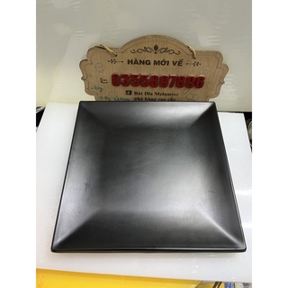 Đĩa vuông melamine 25cm