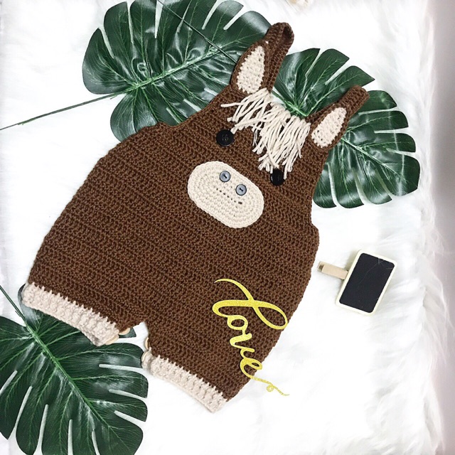 Quần yếm len 🐴 xinh cho bé yêu 🧶🧶
