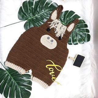 Quần yếm len 🐴 xinh cho bé yêu 🧶🧶