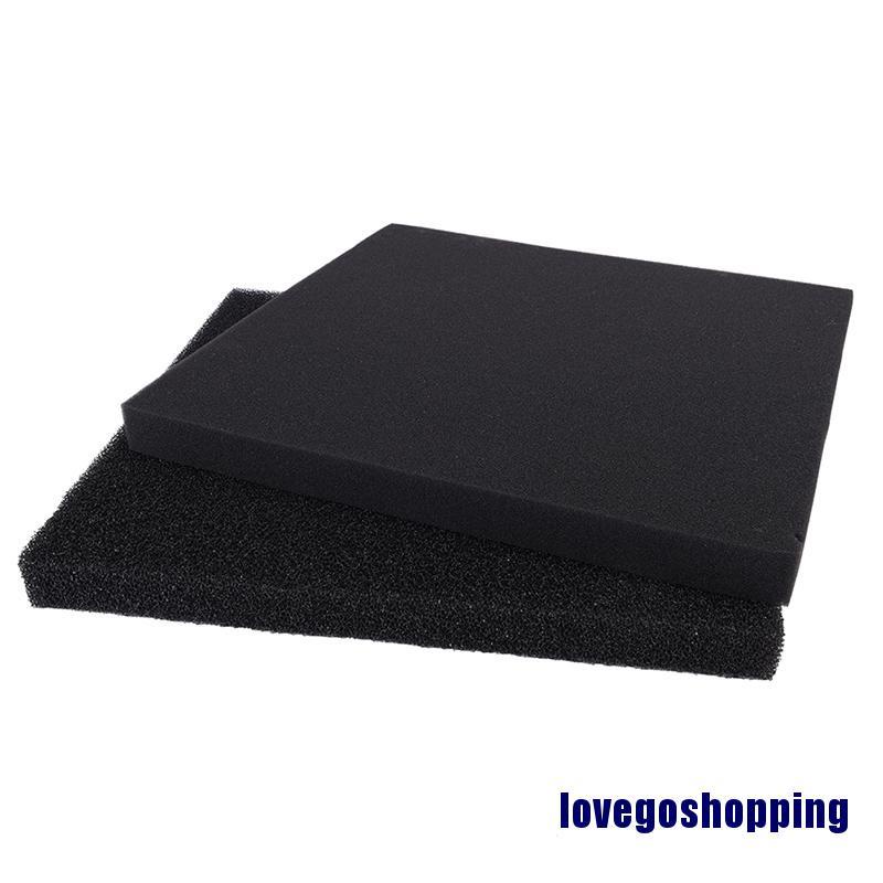 2/4cm 50x50cm Biological Cotton Filter Foam Pond Aquarium Fish Tank Sponge Pad New