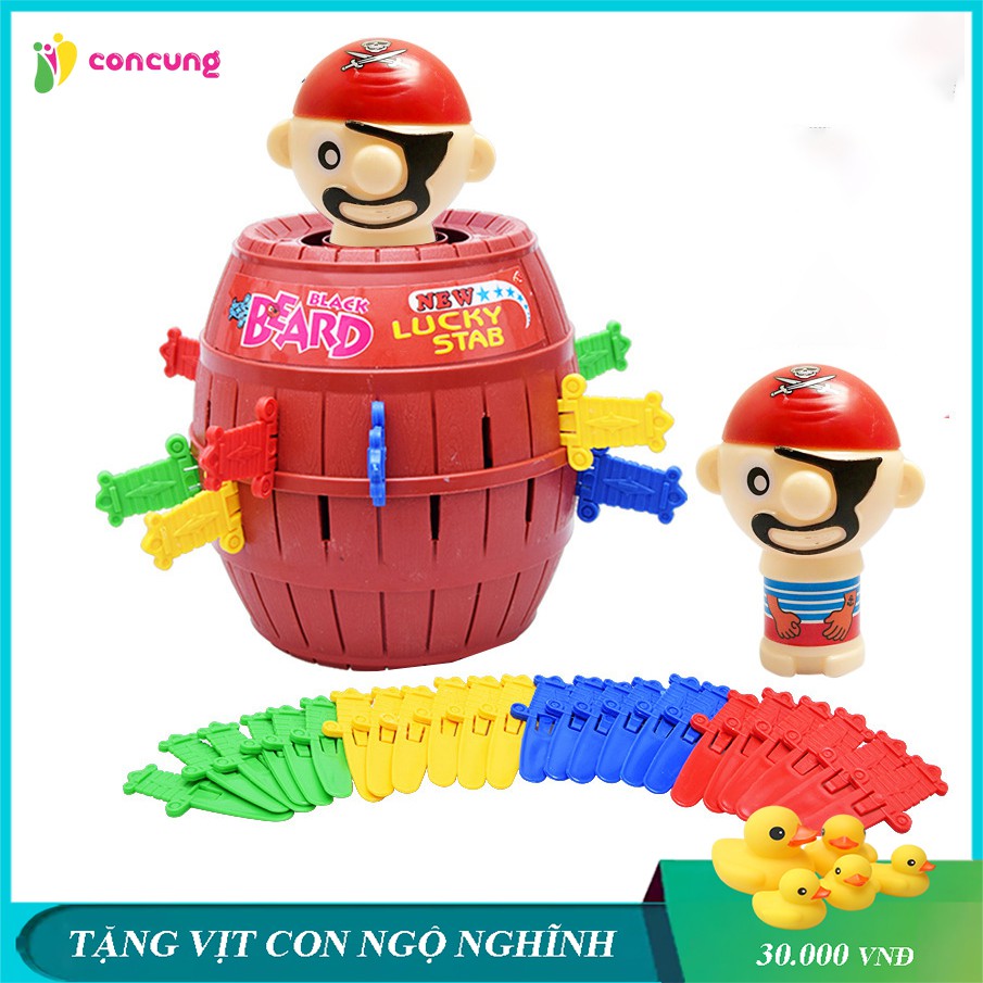 Đồ chơi trẻ em, Bộ Đồ Chơi đâm hải tặc Pirate thiết kế nhỏ gọn thú vị dành cho bé