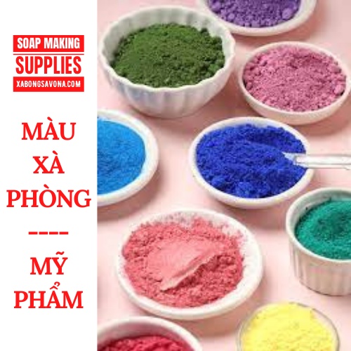 1gr Bột Màu Xà Phòng Hanmade Tan Trong Dầu 1g - Màu nhũ ánh kim chuyên dùng cho xà phòng - Soap Making Color Powder