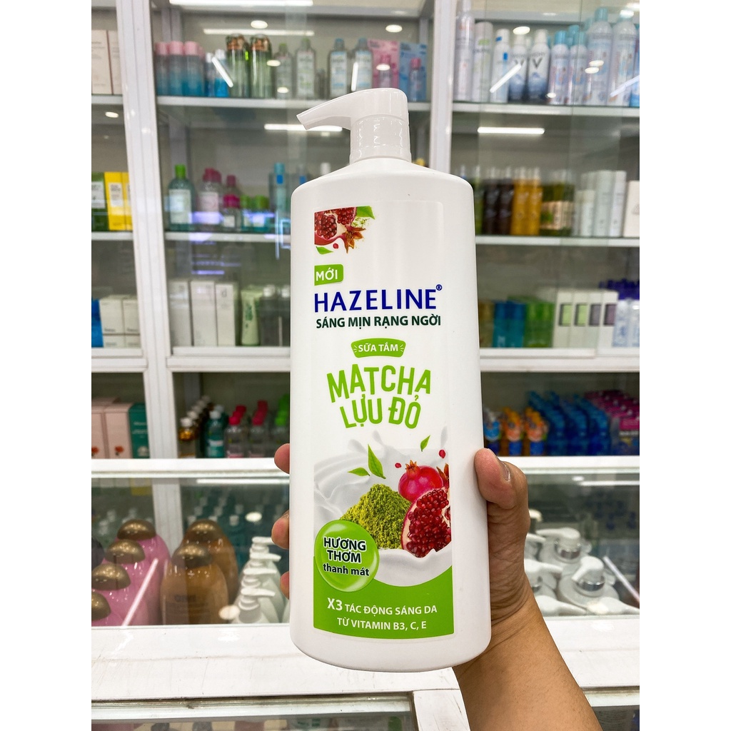 Sữa Tắm Dưỡng Da Thiên Nhiên Hazeline 1Kg Chính Hãng Công Ty Mẫu Mới