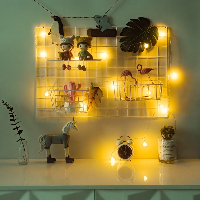 Khung Treo Tranh Ảnh Trang Trí Nhà Cửa, Khung Lưới Thép  Lắp Ghép Đa Năng Phụ Kiện Decor Xinh Xắn