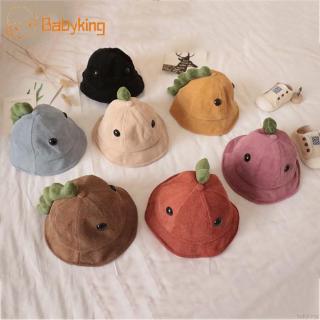 Nón vành tròn họa tiết khủng long đáng yêu cho bé