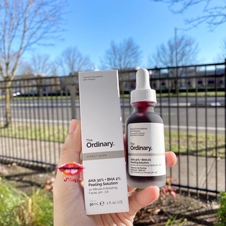 Serum the ordinary aha 30% + bha 2% peeling solution - tinh chất tẩy tế bào chết ordinary peeling 30ml