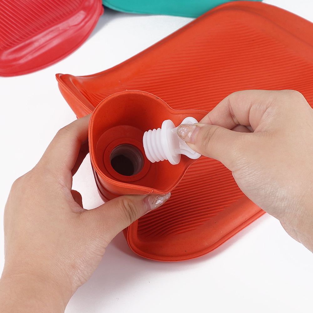 1 Túi Chườm Nóng 500ML Bằng Cao Su Chống Rò Rỉ Màu Sắc Ngẫu Nhiên
