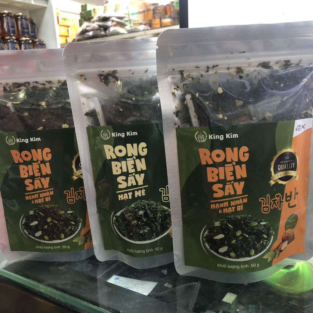 Rong Biển Sấy Hàn Quốc King Kim ăn liền 50g