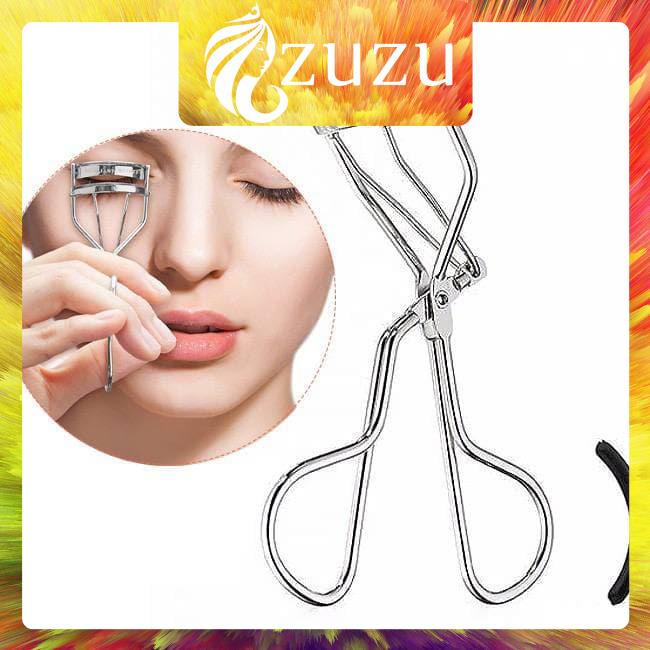 Kẹp mi, Kẹp bấm cong lông mi tự nhiên chống trượt tiện lợi chất liệu thép không gỉ Zuzu cosmetic ZUZU